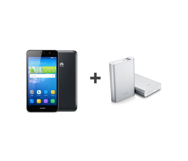 Huawei Y6 LTE Dual SIM czarny + Powerbank 13 000 mAh - 308287 - zdjęcie